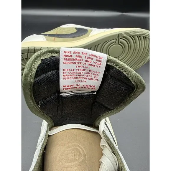 Air Jordan 1 Low OG SP Olive Green US9 - Picture 11 of 13